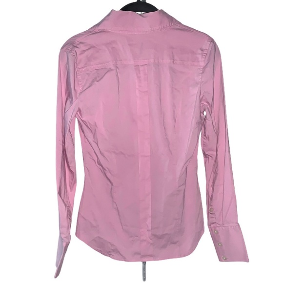 Express Design Studio pink button down blouse - Picture 2 of 3